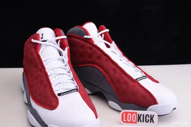Rep Husky 414571-600 Flint 13 Air Red Retro Jordan Gym Grey 0524